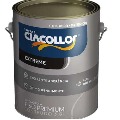 TINTA ULTRAPISO EXTREME CINZA CHUMBO 3,6L - CIACOLLOR