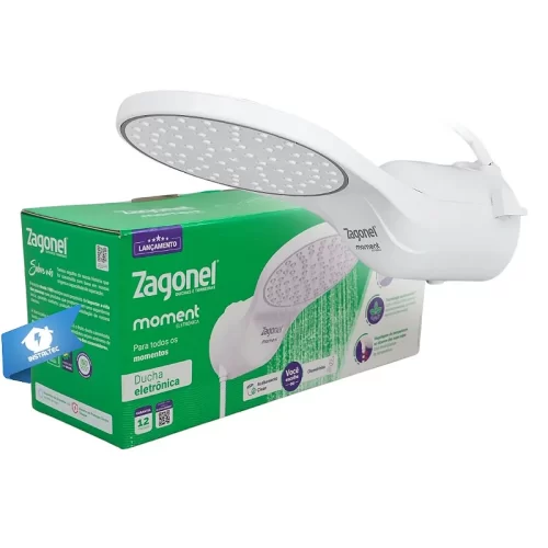 DUCHA MOMENT ELETRONICA 5500W 127V BRANCO - ZAGONEL
