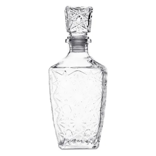 GARRAFA WHISKY 800 ML VIDRO LIJITA C/CAIXA LITOGRAFADA -MIMO