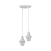 PENDENTE SATURNO 2LAMP BRANCO 30055