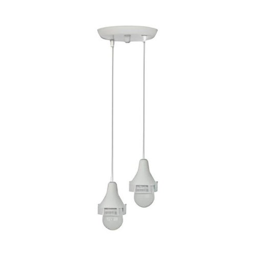 PENDENTE SATURNO 2LAMP BRANCO 30055