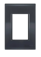 PLACA 4X2 3 POSTOS GRAFITE LIZ TRAMONTINA