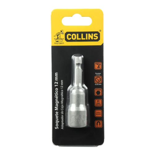 foto_20086_13656.jpg SOQUETE MAGNÉTICO 1/4"X13MM - 65MM - COLLINS