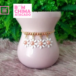 foto_24591_11279.jpg PULSEIRA DE CUIA 4 MARGARIDAS ROSÊ 119 - BOM CHIMA