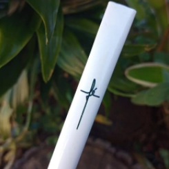 foto_24614_11304.jpg BOMBA DE CHIMARRÃO INOX COM GRAVAÇÃO BOJO FIXO FÉ - BOM CHIMA