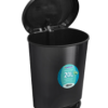 LIXEIRA COM PEDAL 20L PRETA - ARQPLAST