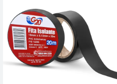 FITA ISOLANTE 10MX13MM PRETA - G20