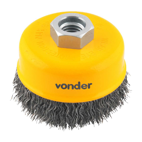 ESCOVA COPO 3" ONDULADA - VONDER