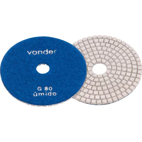 DISCO LIXA DIAMANTADO UMIDO 4" G  80 - VONDER