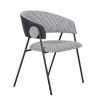 CADEIRA TOLOUISE GRAFITE TECIDO - FRATINI