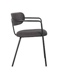 foto_27327_14090.jpg CADEIRA GIRONA GRAFITE TECIDO E AÇO PRETO - FRATINI