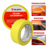 FITA CREPE AUTOMOTIVA AMARELA 48MMX40M - WURTH