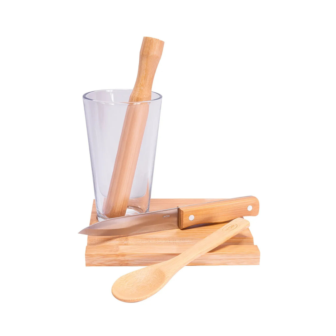 Conjunto Caipirinha 5 peças Bamboo - MOR