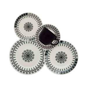 Conjunto de Jantar/Chá Donna Folk com 20 Peças - OXFORD