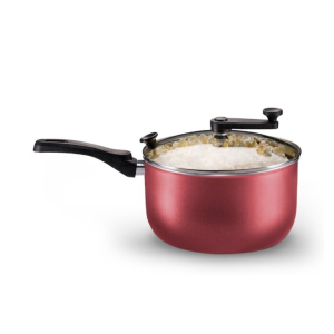 Pipoqueira com Tampa de Vidro Versátil Cereja - MTA