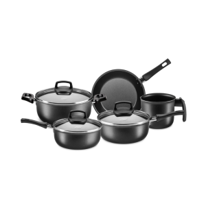 Conjunto Safira 5 Peças de Alumínio Antiaderente (Grafite) - MTA