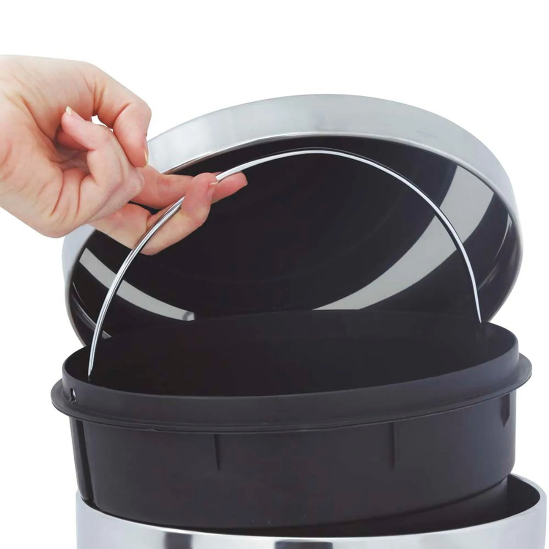 Lixeira de Aço Inox 12L Agata - MOR - Imagem 2