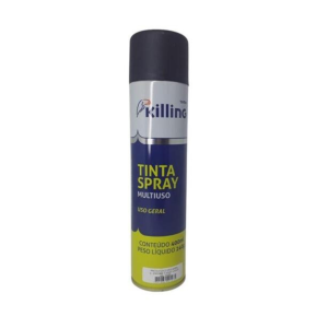 TINTA SPRAY GERAL PRETO FOSCO TSG98/D06 - KILLING