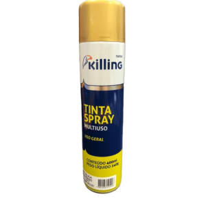 TINTA SPRAY METÁLICA DOURADO - KILLING