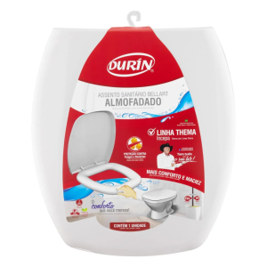 ASSENTO SANITÁRIO ALMOFADADO THEMA BRANCO - DURÍN
