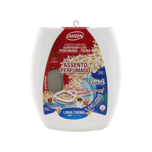 ASSENTO ALMOFADADO THEMA BRANCO FLORAL - DURÍN