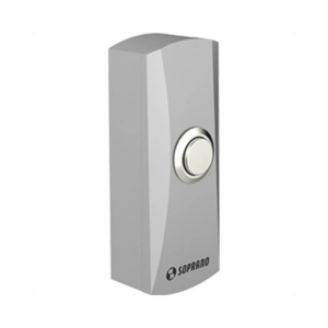Botoeira de Saída Controle de Acesso Prata - SOPRANO