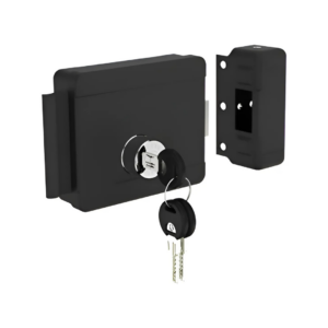 Fechadura Elétrica 12V Bipartido DIR/ESQ Preto - SOPRANO