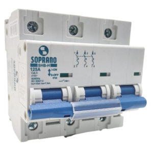 Disjuntor Din  3 X  125 10KA - SOPRANO