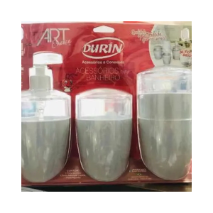 KIT BANHEIRO ESSENCE BRANCO - DURIN