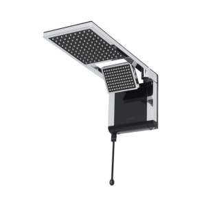 CHUVEIRO ACQUA PRETO CROMADO 220V - LORENZETTI