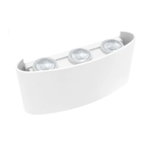 ARANDELA LENTILLE TROIS SOB BRANCO LED 6W 6500K - LUMANTI