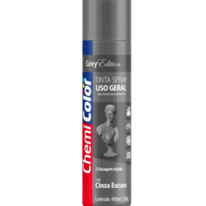 Tinta 400ML Uso Geral Cinza Escuro - CHEMICOLOR
