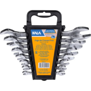 Jogo Chave Combinada E Fixa 6 A 22MM 8PÇS - KALA