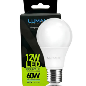 Lampada de Led Bulbo 12W 6500K 806LM - LUMANTI
