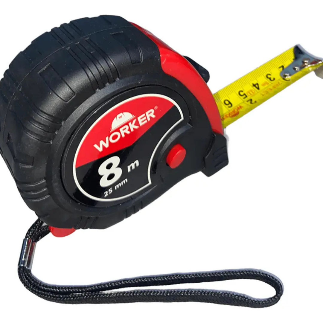 Trena 8M X 25MM Emborrachada - WORKER - Imagem 2