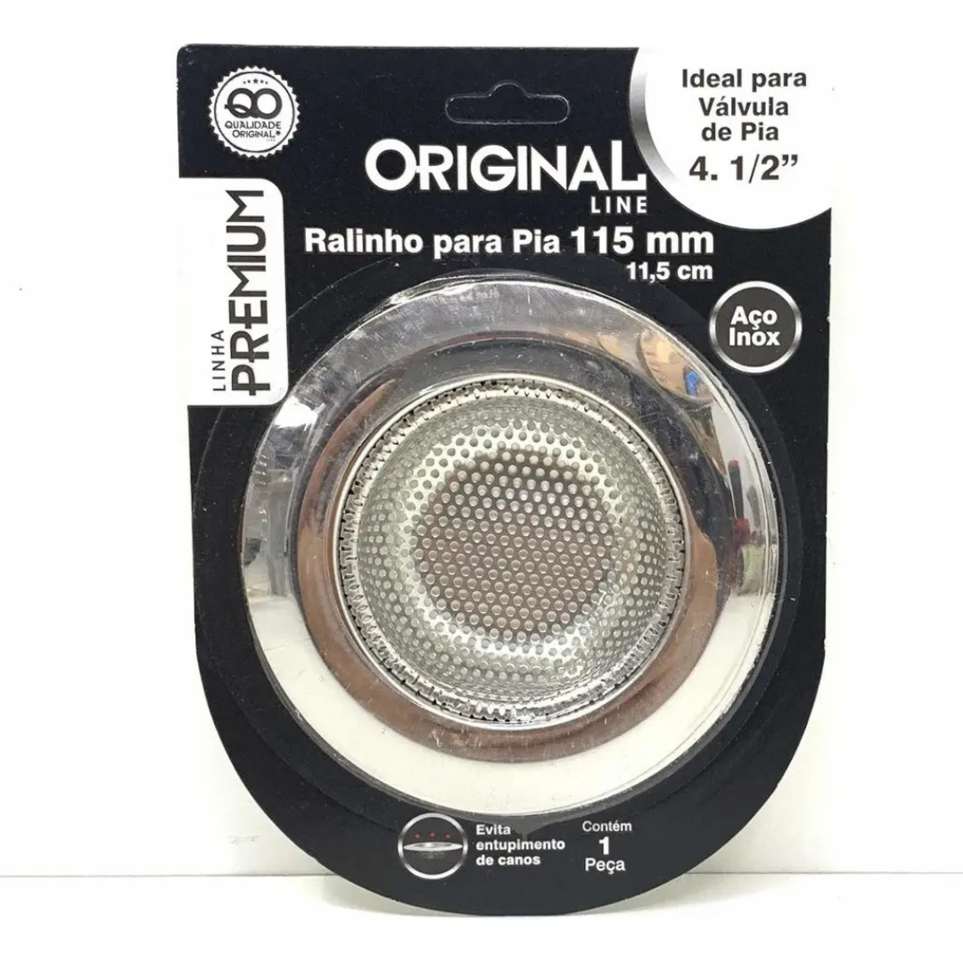 RALINHO PARA PIA INOX 11,5 CM - ORIGINAL LINE