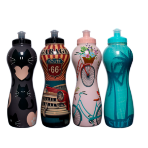 Garrafa Squeeze Cinturada 600 ML - TIBA LINE