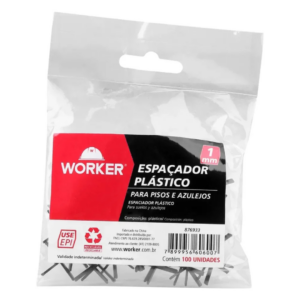Espaçador Separador Para Piso  1;0MM 100Peças - WORKER