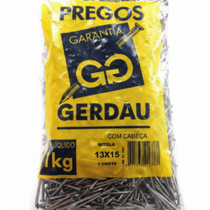 Prego 13X15 1Kg- GERDAU
