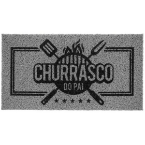 Tapete Vinil Churrasco do Pai 40CM X 75CM - KAPAZI