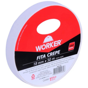 Fita Crepe Uso Geral 18MMX50M - WORKER
