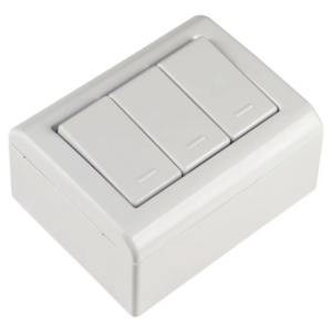 Caixa Com 3 Interruptor Simples 57304/021 - TRAMONTINA