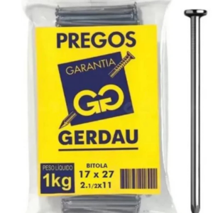 Prego 17X27 1kg- GERDAU