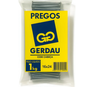 PREGO 16X24 1kg - GERDAU