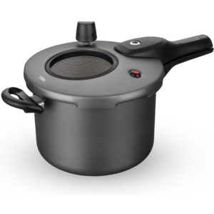 Panela de Pressao Grafite Com Visor de Vidro N.20 4,5L Antiaderente - MTA