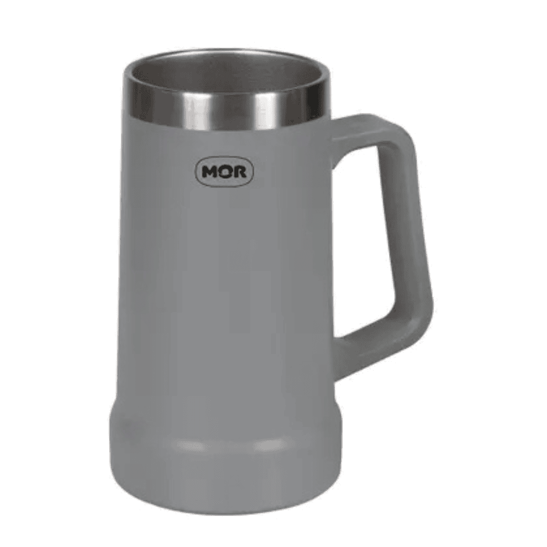 Caneca Térmico de Cerveja 500ML Cinza - MOR
