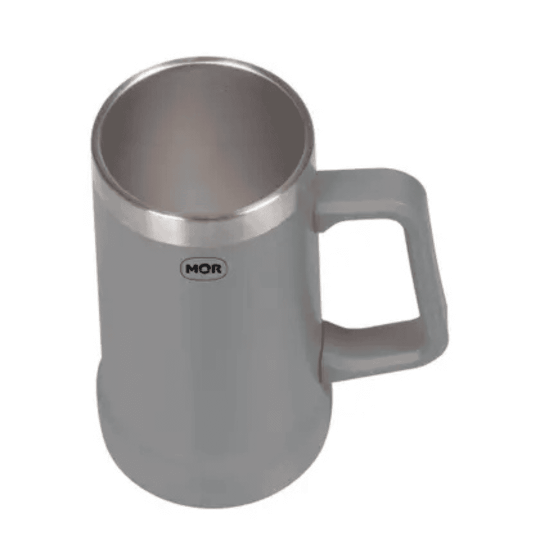 Caneca Térmico de Cerveja 500ML Cinza - MOR - Imagem 3