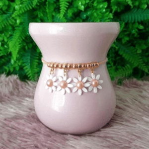 Pulseira de Cuia 4 Margaridas Rose 119 - BOM CHIMA