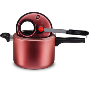 Panela de Pressão Visor Superior Cereja FI 4,5 Litros - MTA