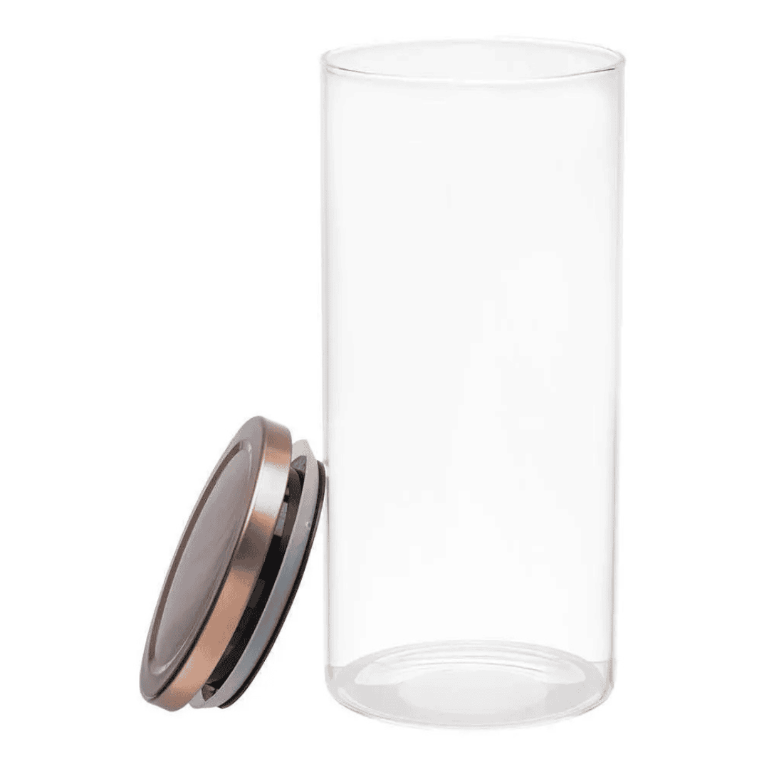 Pote Hermético de Vidro Boro Tampa de Bronze 1.3L - MIMO - Imagem 2